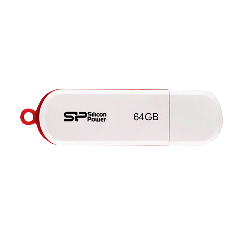 Флеш-накопитель Silicon Power LuxMini 320 64GB USB2.0 пластик белый