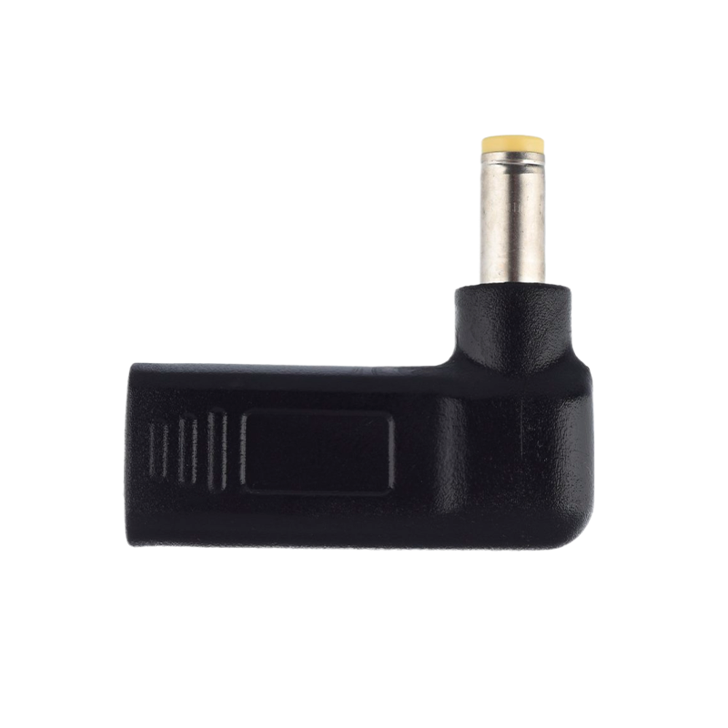 Адаптер GoPower Type-C (m)-5.5x1.7mm (m) черный