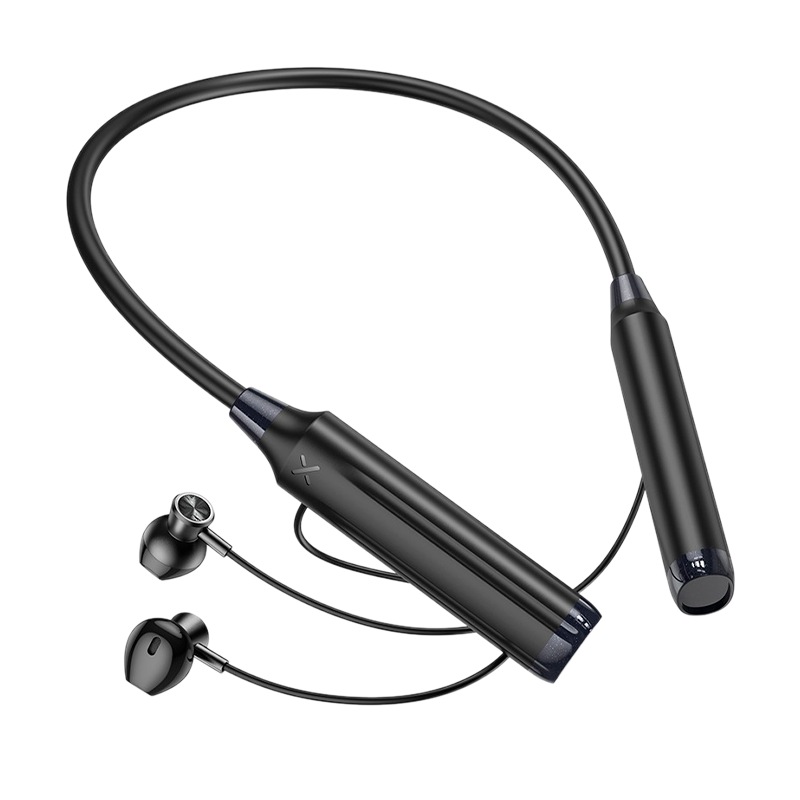 Наушники вставные Borofone BE64 bluetooth 5.3 с микр. спорт. черный (1/84)