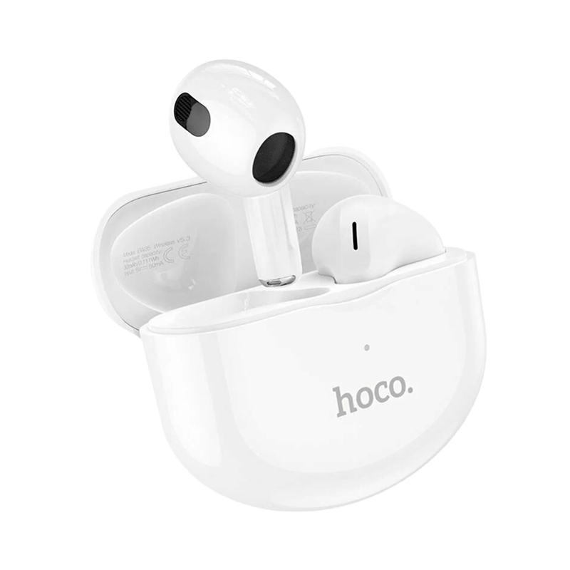Наушники вставные HOCO EW35 bluetooth 5.3 с микр. белый (1/20/200)