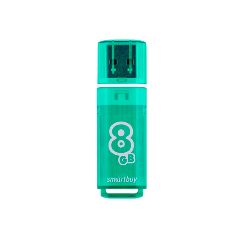 Флеш-накопитель Smartbuy Glossy 8GB USB3.0 пластик зеленый
