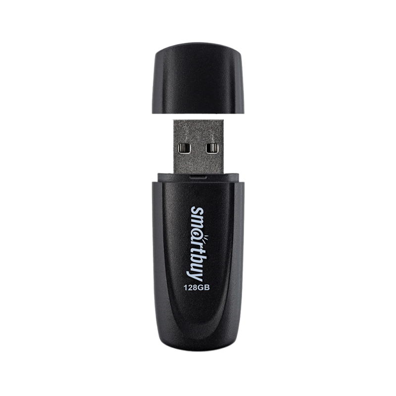 Флеш-накопитель Smartbuy Scout 128GB USB2.0 пластик черный
