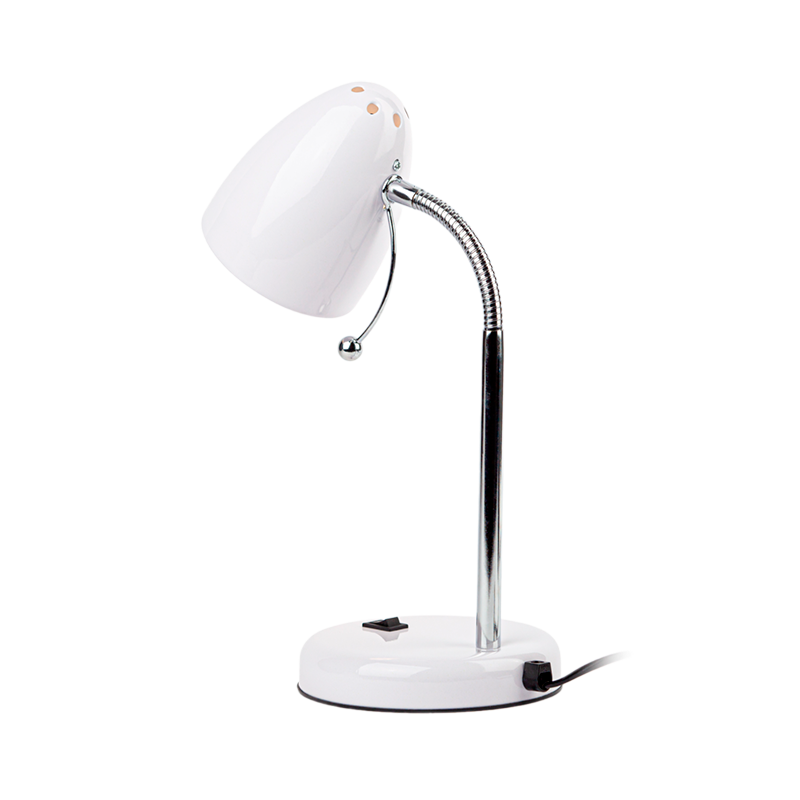 Светильник настольный ЭРА N-116 40W 220V E27 IP20 на основании белый (1/16)