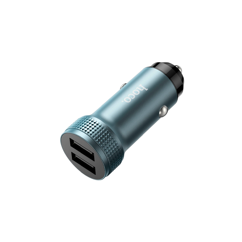 Автомобильное З/У HOCO Z49 2USB 2.4A серый (1/13/130)