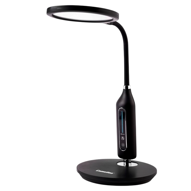 Светильник настольный Camelion KD-862 10W IP20 на основании сенс. черный (1/6)