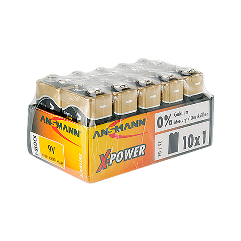 Батарейка ANSMANN X-POWER&nbsp;&nbsp;6LR61&nbsp;&nbsp;SR10