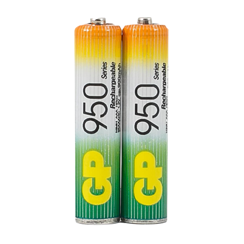 Аккумулятор бытовой GP HR03 AAA BL2 NI-MH 950mAh в пластиковой упаковке (2/20/200)