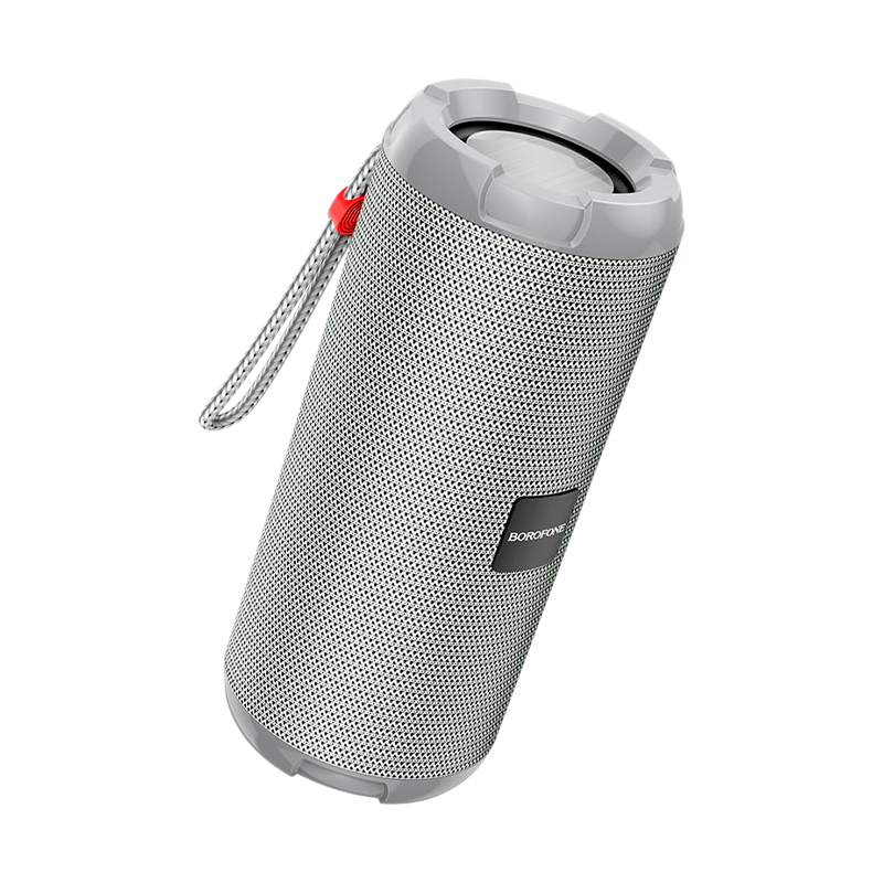 Портативная колонка Borofone BR15 bluetooth 5.0 microSD серый (1/50)