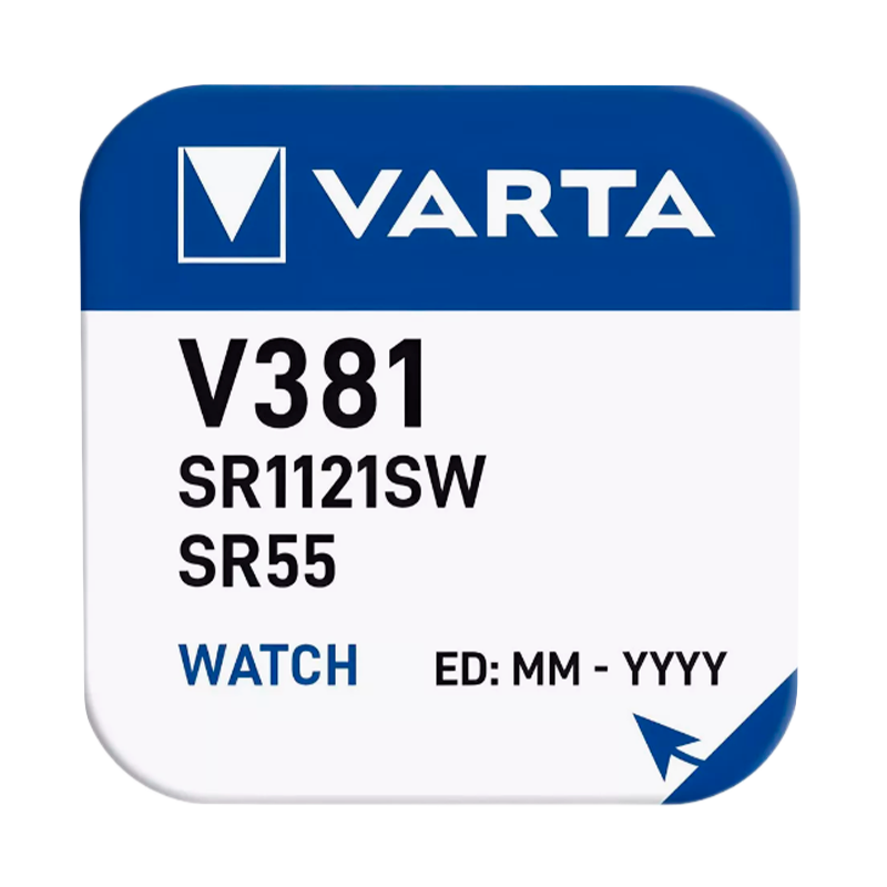 Батарейка Varta 381 (SR1120SW) BL1 Silver Oxide 1.55V (1/10/100)