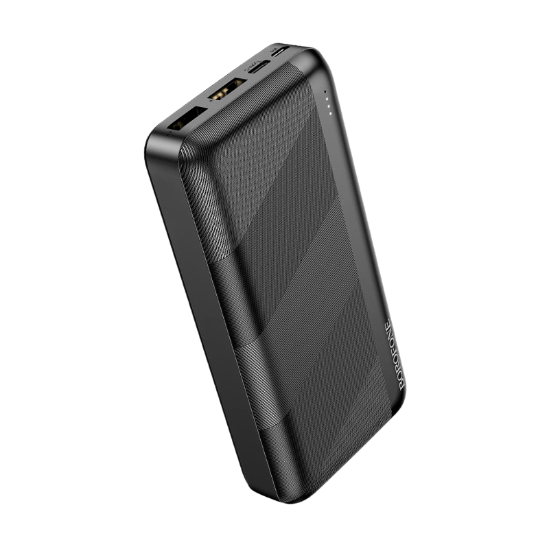 Внешний аккумулятор Borofone BJ27A Pindar 20000mAh 2.1A Micro/Type-C черный