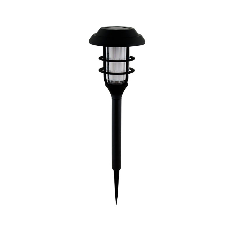 *Фонарь садовый Старт Маори Факел 2.3W 12LED от солнечной батареи IP44 датчик движения черный 