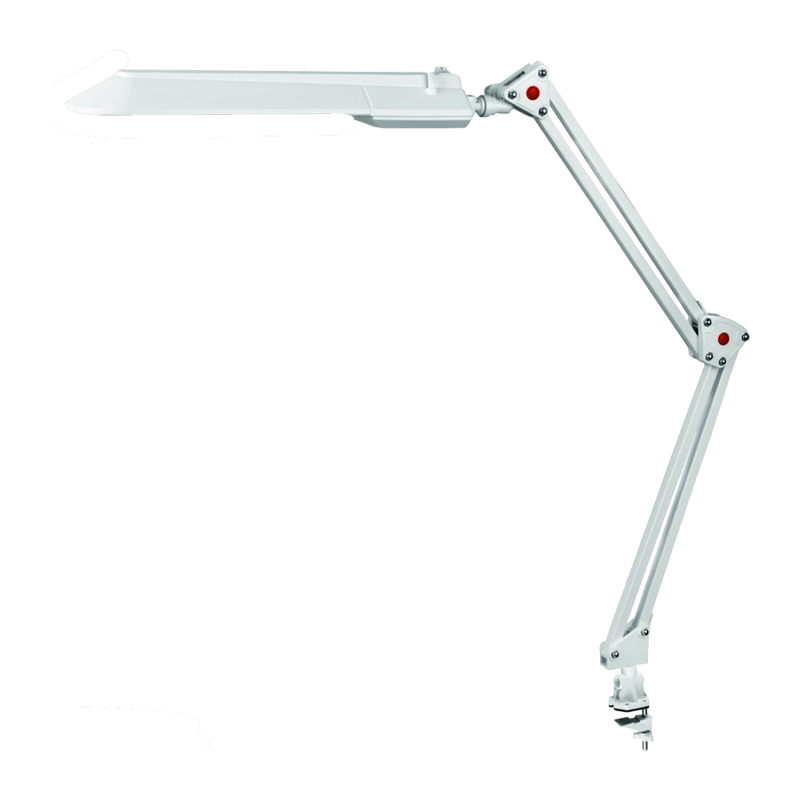 Светильник настольный Camelion KD-017C 11W 230V 2G7 струбцина +лампа белый (1/6)