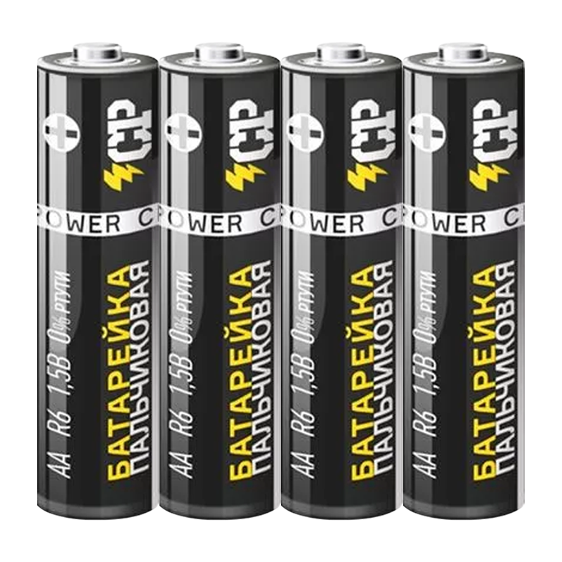 Батарейка Crazy Power R6 AA Shrink 4 Heavy Duty 1.5V (4/60/1200)