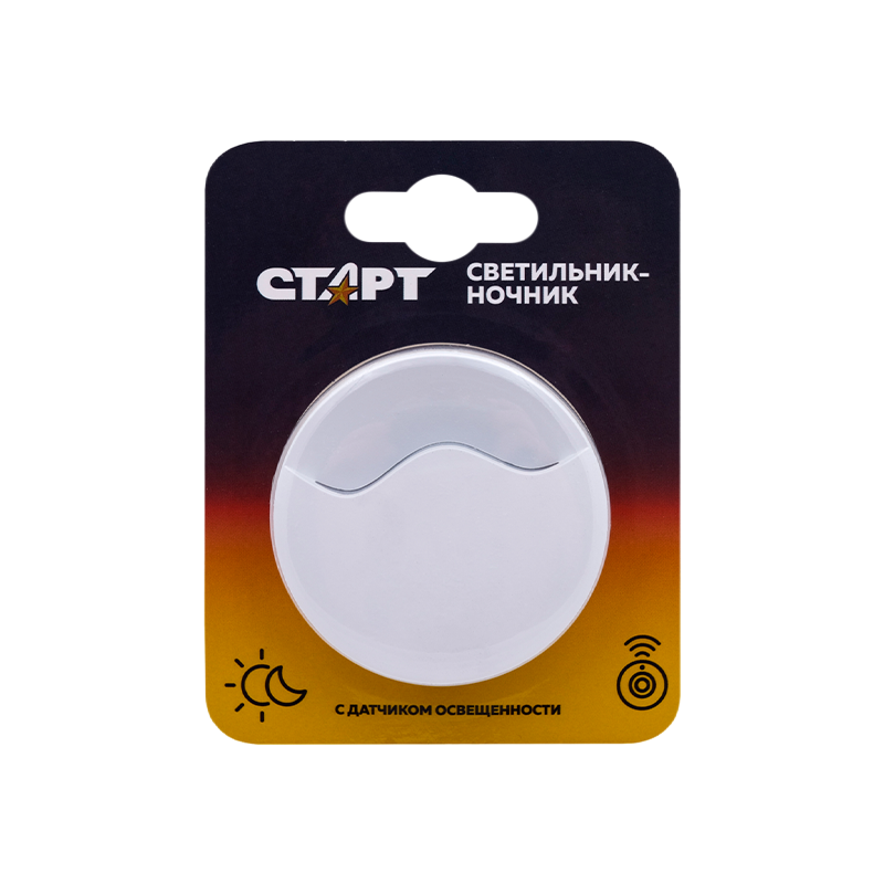 Ночник Старт "Круг2" NL 1LED белый