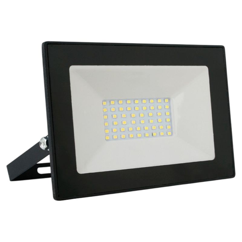 Прожектор светодиодный Ultraflash LFL-2001 20W 230V IP65 6500К холодный черный (1/30)