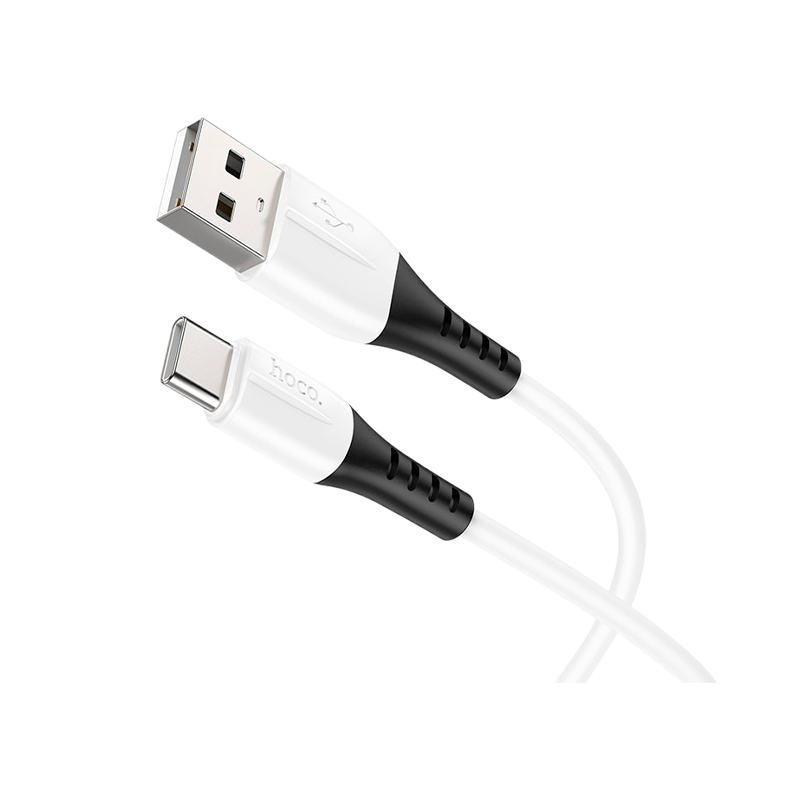 Кабель HOCO X82 USB (m)-Type-C (m) 1.0м 3.0A силикон белый (1/31/310)