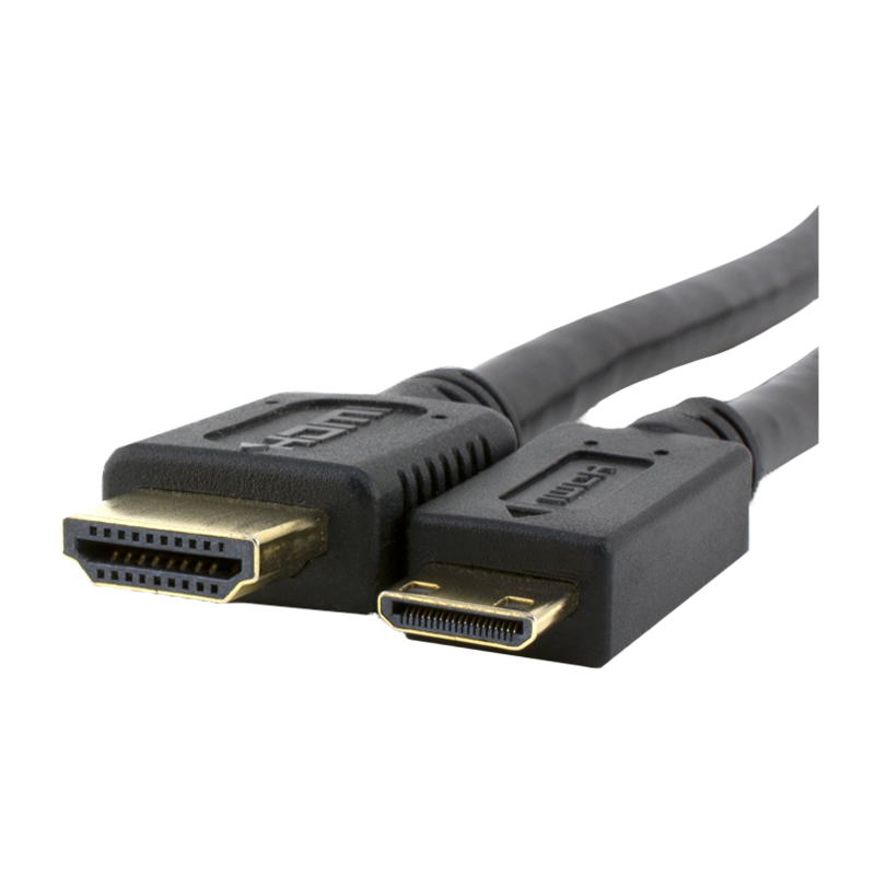 Кабель Smartbuy К-310 HDMI (m)-miniHDMI (m) 1.0м силикон ver.1.4 черный (1/180)