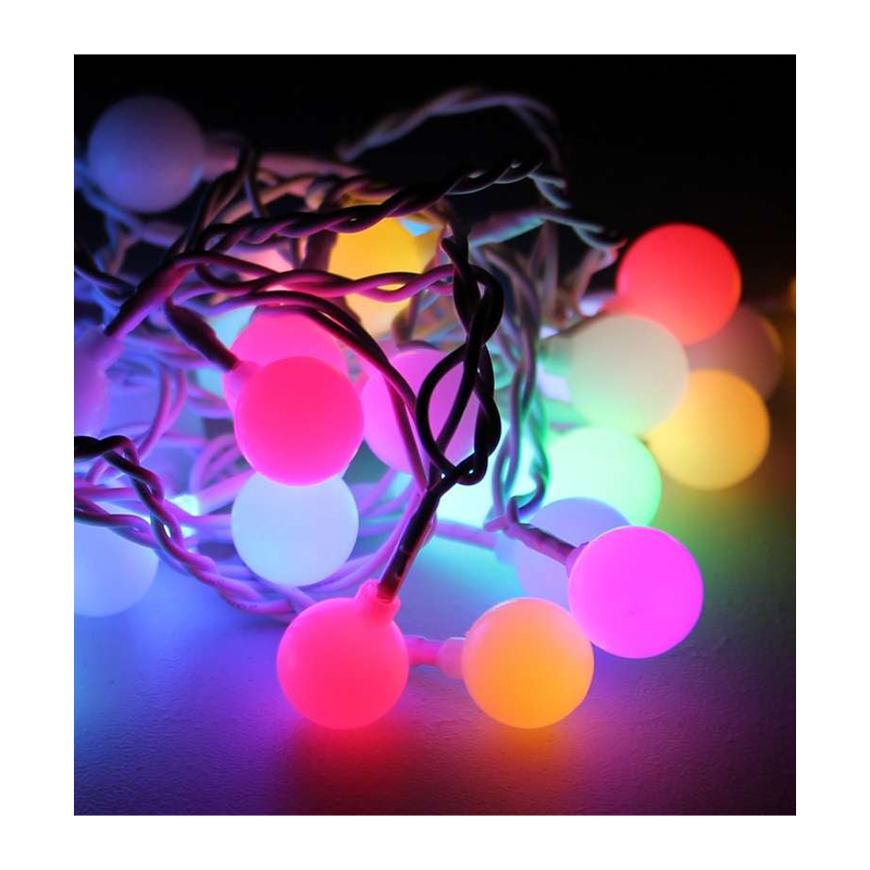 Гирлянда Космос 100LED 13.0м шарики нить 1 режим ассорти (1/20)
