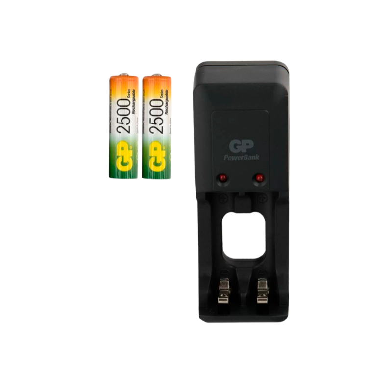 З/У для аккумуляторов GP PB330 Standard AA/AAA 2 слота +4AA 2500mAh (1/10)