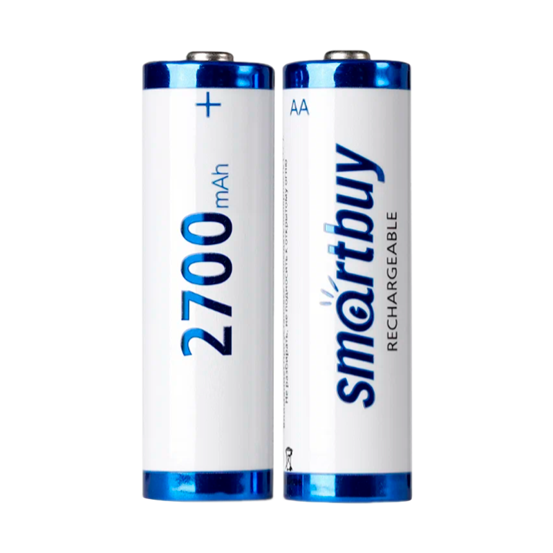 Аккумулятор бытовой Smartbuy HR6 AA BL2 NI-MH 2700mAh (2/24/240)