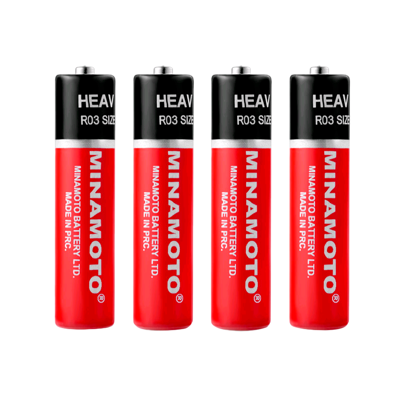 Батарейка Minamoto R03 AAA Shrink 4 Heavy Duty 1.5V (4/60/1200)