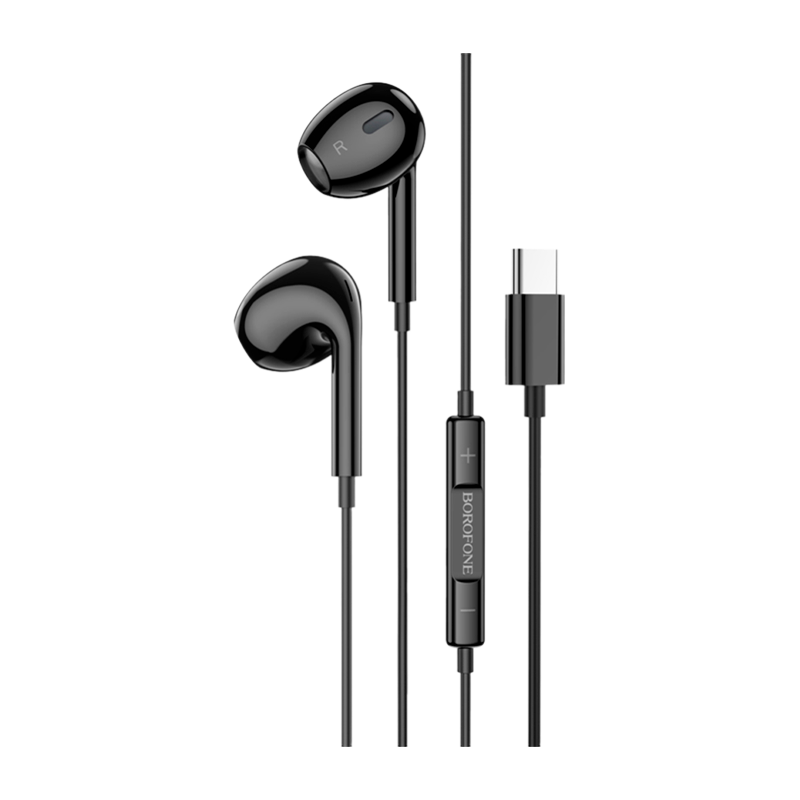 Наушники вставные Borofone BM80 Max с микр. Type-C черный