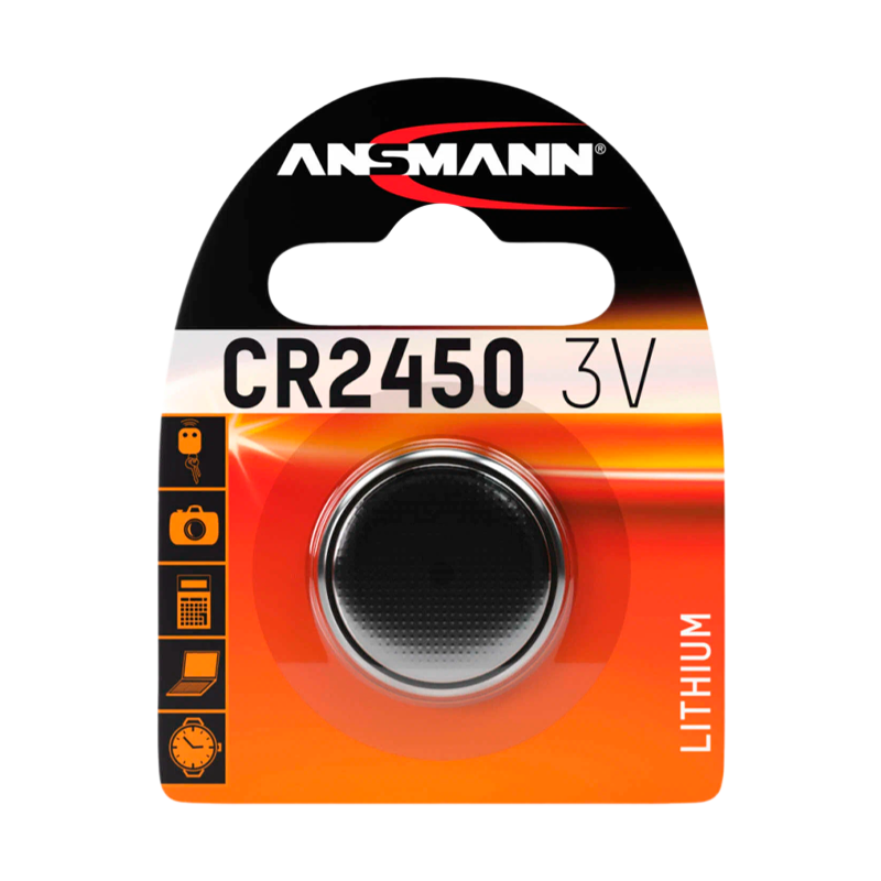 Батарейка ANSMANN&nbsp;&nbsp;CR2450&nbsp;&nbsp; BL1 (1/10/360)
