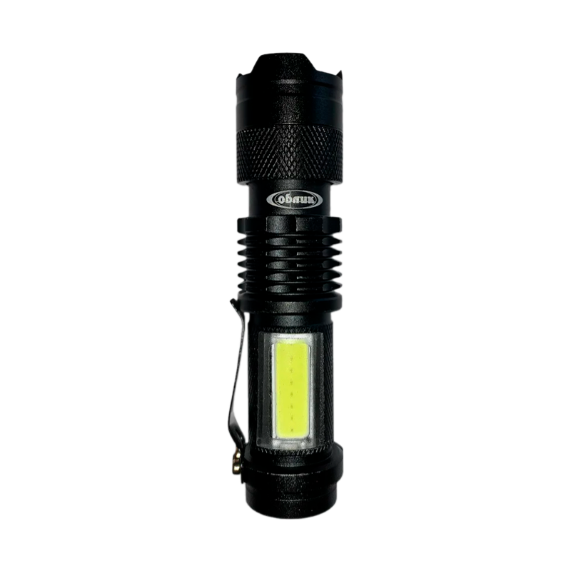 Фонарь универсальный Облик 208 3W 2LED от аккумулятора ZOOM