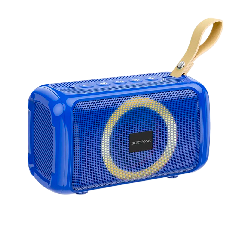 Портативная колонка Borofone BR17 bluetooth 5.1 FM/TF/USB/AUX синий (1/50)
