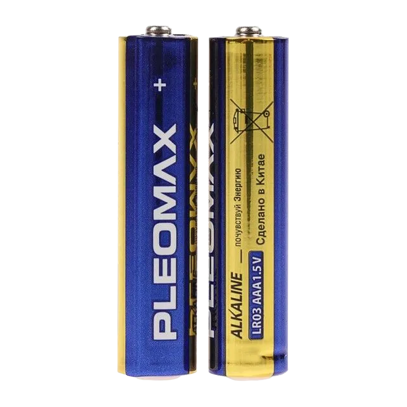 Батарейка Pleomax LR03 AAA BL8+2 Alkaline 1.5V (10/100/600/36000)
