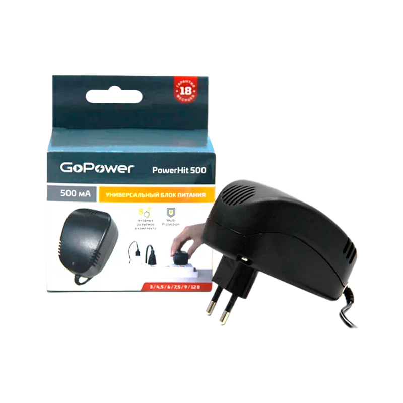 Блок питания GoPower Powerhit 500 универсальн. (1/20/40)