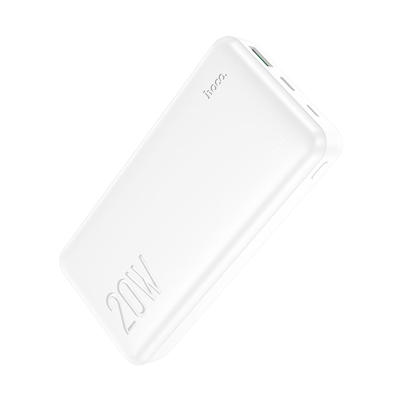 Внешний аккумулятор HOCO J87A 20000mAh 3.0A 20W 2USB/Type-C PD3.0 белый (1/36)