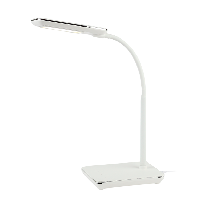 Светильник настольный ЭРА NLED-464 7W 220V 20LED на основании сенс. 5 ур.ярк. белый (1/12)