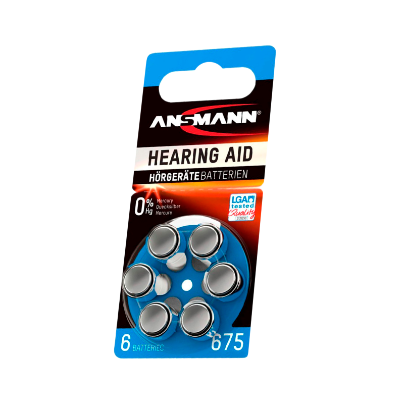 Батарейка ANSMANN Zinc-Air&nbsp;&nbsp;675 UK BL6