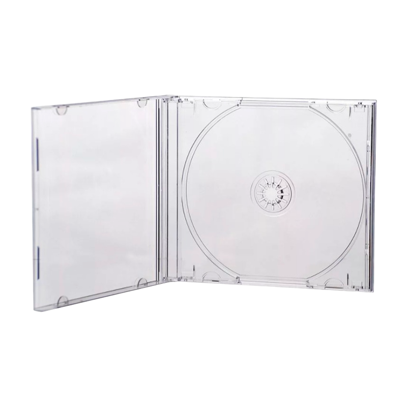 Футляр для CD-box прозрачный Тайвань 10мм 1 С /200/
