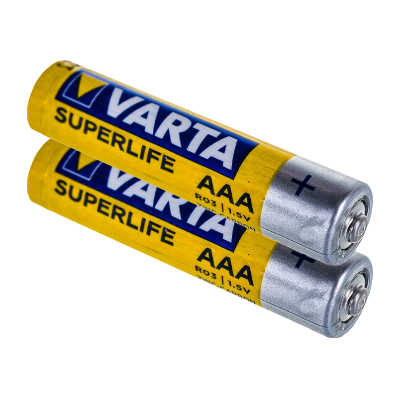 Батарейка Varta SUPERLIFE R03 AAA Shrink 2 Heavy Duty 1.5V (2003) (2/60/1200)
