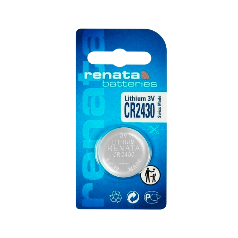Батарейка Renata CR2430 BL1 Lithium 3V (10/300/2400)