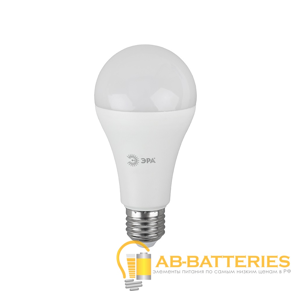 Лампа светодиодная ЭРА A65 E27 21W 6000К 170-265V груша