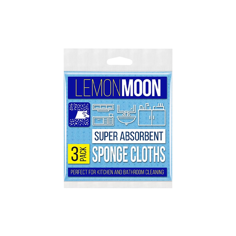 Салфетка Lemon Moon 15x15см целлюлоза 3шт. (1/36)