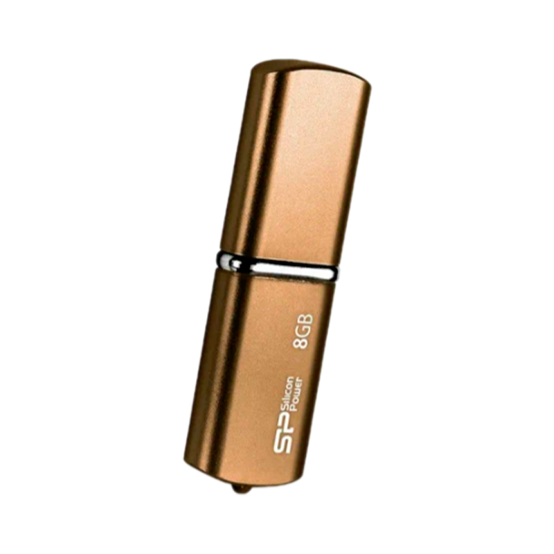 Флеш-накопитель Silicon Power LuxMini 720 8GB USB2.0 пластик бронзовый