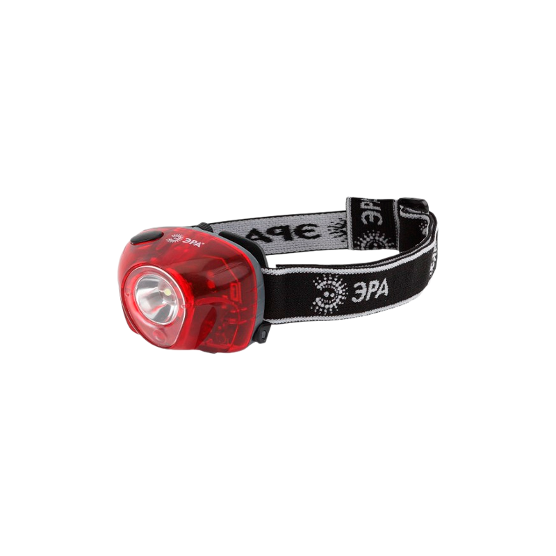 Фонарь налобный ЭРА GB-502 3W 1+3LED от батареек 4 режима красный (1/25/100)