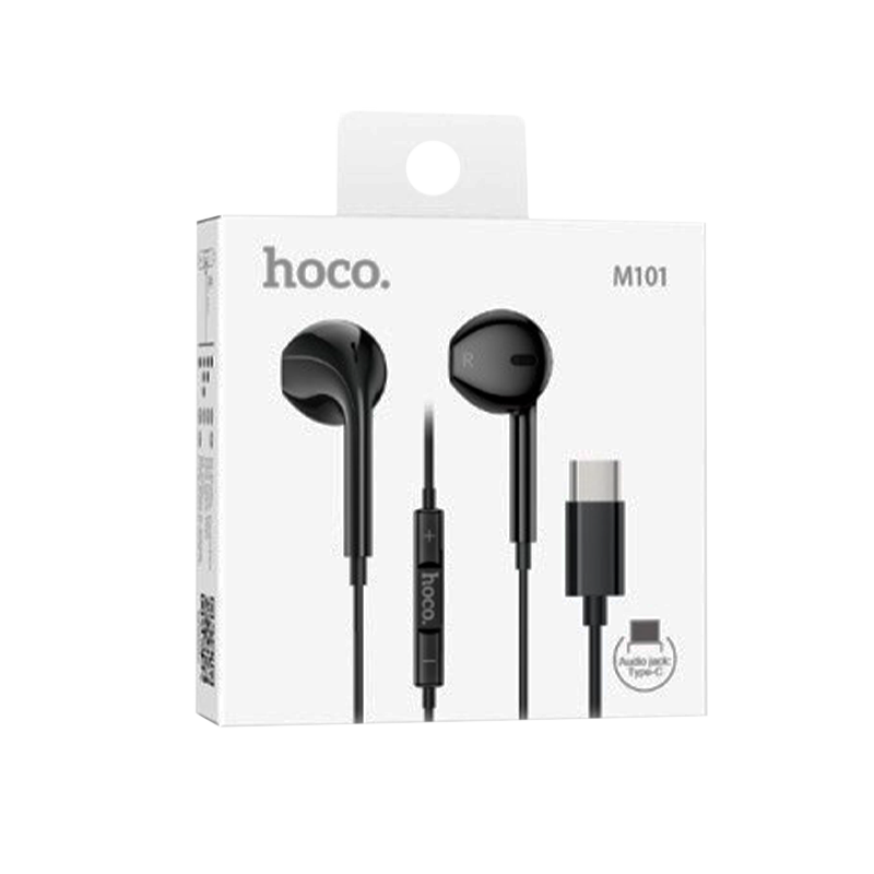 Наушники вставные HOCO M101 с микр. черный (1/144/864)