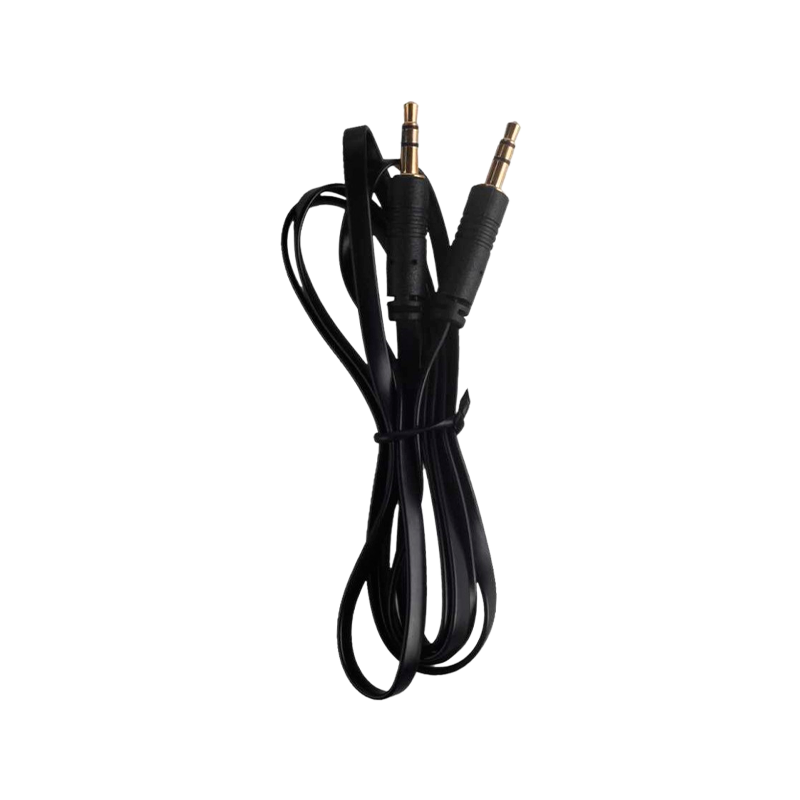 Кабель AUX Atcom Jack 3.5mm (m)-Jack 3.5mm (m) 1.5м силикон черный пакет с подвесом (1/10/250)