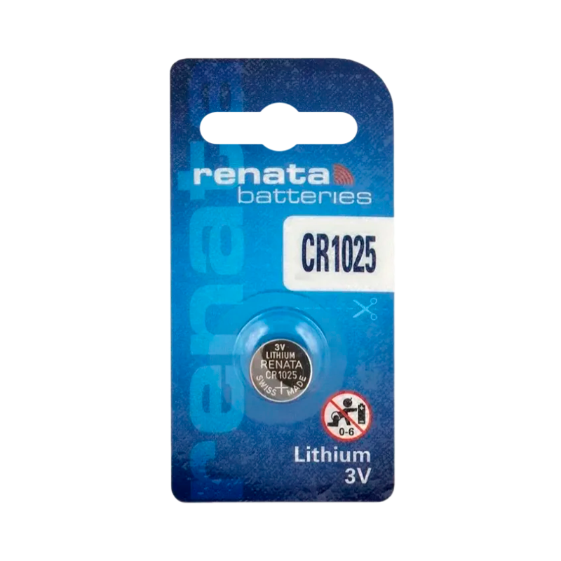 Батарейка Renata CR1025 BL1 Lithium 3V (10/300/2400)