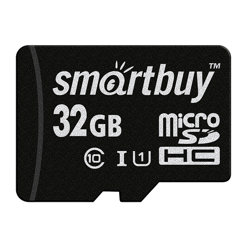Карта памяти microSD Smartbuy 32GB Class10 UHS-I (U1) 10 МБ/сек без адаптера