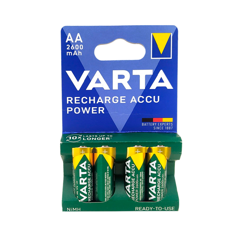 Аккумулятор предзаряженный RTU Varta HR6 AA BL4 NI-MH 2600mAh (4/40/400)
