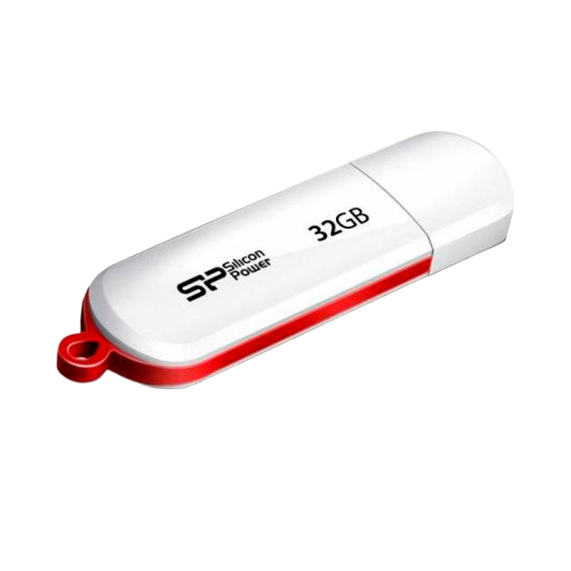 Флеш-накопитель Silicon Power LuxMini 320 32GB USB2.0 пластик белый