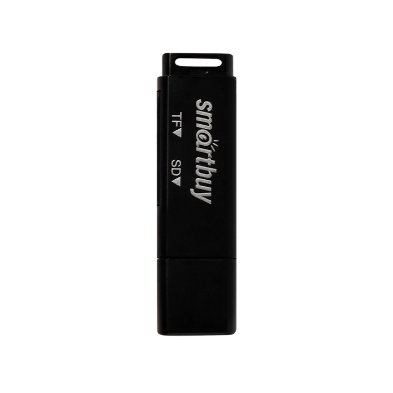 Картридер Smartbuy 715 USB2.0 SD/microSD черный