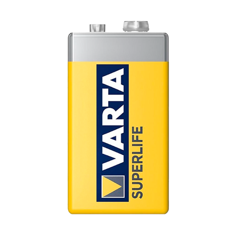 Батарейка Varta SUPERLIFE Крона 6F22 Shrink 1 Heavy Duty 9V (2022) (1/12/216)