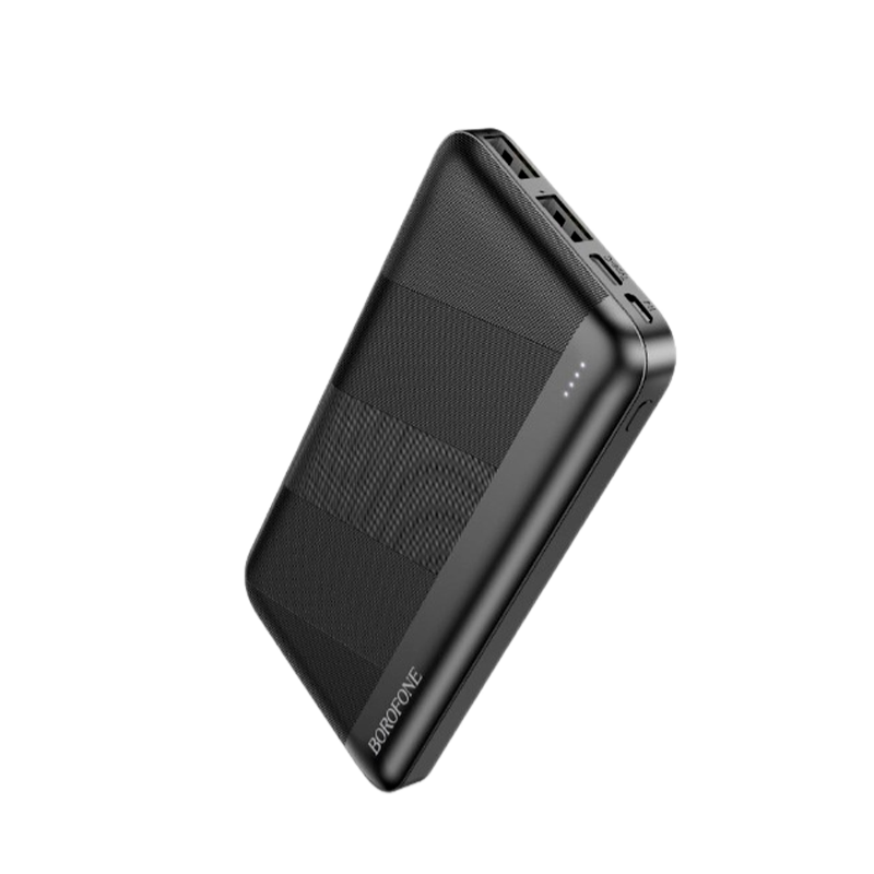 Внешний аккумулятор Borofone BJ27 10000mAh 2USB/Type-C черный (1/66)
